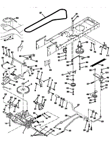 Drive parts for Craftsman Front-Engine Lawn Tractor 917259547 from AppliancePartsPros.com