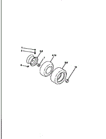 Wheels And Tires parts for Craftsman Front-Engine Lawn Tractor 917259547 from AppliancePartsPros.com