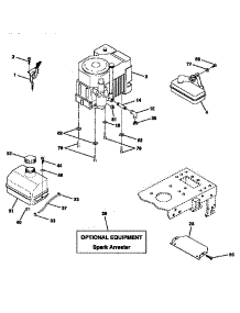 Engine parts for Craftsman Front-Engine Lawn Tractor 917259547 from AppliancePartsPros.com