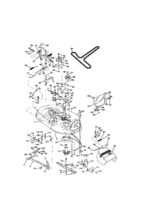Mower Deck parts for Craftsman Front-Engine Lawn Tractor 917259550 from AppliancePartsPros.com