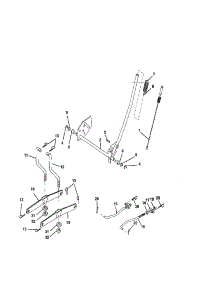 Mower Lift parts for Craftsman Front-Engine Lawn Tractor 917259550 from AppliancePartsPros.com