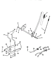 Mower Lift parts for Craftsman Front-Engine Lawn Tractor 917259551 from AppliancePartsPros.com