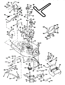 Mower Deck parts for Craftsman Front-Engine Lawn Tractor 917259551 from AppliancePartsPros.com