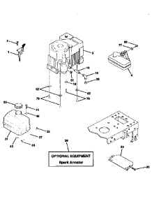 Engine parts for Craftsman Front-Engine Lawn Tractor 917259552 from AppliancePartsPros.com