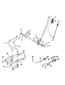 Mower Lift parts for Craftsman Front-Engine Lawn Tractor 917259552 from AppliancePartsPros.com