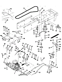 Drive parts for Craftsman Front-Engine Lawn Tractor 917259553 from AppliancePartsPros.com