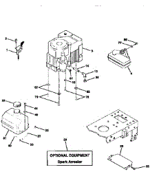Engine parts for Craftsman Front-Engine Lawn Tractor 917259555 from AppliancePartsPros.com
