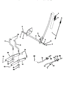 Mower Lift parts for Craftsman Front-Engine Lawn Tractor 917259555 from AppliancePartsPros.com