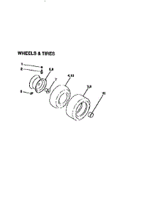 Wheel Assembly parts for Craftsman Front-Engine Lawn Tractor 917259556 from AppliancePartsPros.com