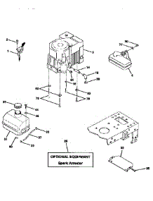 Engine parts for Craftsman Front-Engine Lawn Tractor 917259556 from AppliancePartsPros.com