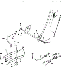 Mower Lift parts for Craftsman Front-Engine Lawn Tractor 917259556 from AppliancePartsPros.com