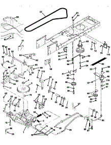 Drive parts for Craftsman Front-Engine Lawn Tractor 917259560 from AppliancePartsPros.com