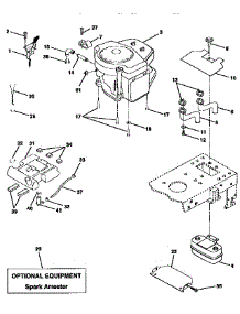 Engine parts for Craftsman Front-Engine Lawn Tractor 917259560 from AppliancePartsPros.com