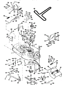 Mower Deck parts for Craftsman Front-Engine Lawn Tractor 917259560 from AppliancePartsPros.com