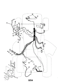 Electrical parts for Craftsman Front-Engine Lawn Tractor 917259561 from AppliancePartsPros.com