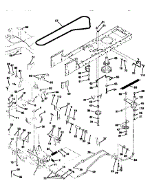 Drive parts for Craftsman Front-Engine Lawn Tractor 917259564 from AppliancePartsPros.com