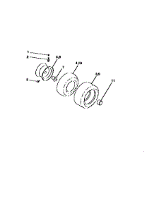 Wheels And Tires parts for Craftsman Front-Engine Lawn Tractor 917259564 from AppliancePartsPros.com