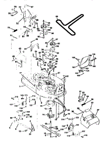 Mower Deck parts for Craftsman Front-Engine Lawn Tractor 917259564 from AppliancePartsPros.com