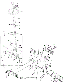Steering Assembly parts for Craftsman Front-Engine Lawn Tractor 917259565 from AppliancePartsPros.com