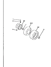 Wheels And Tires parts for Craftsman Front-Engine Lawn Tractor 917259565 from AppliancePartsPros.com