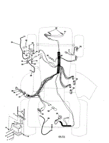 Electrical parts for Craftsman Front-Engine Lawn Tractor 917259566 from AppliancePartsPros.com