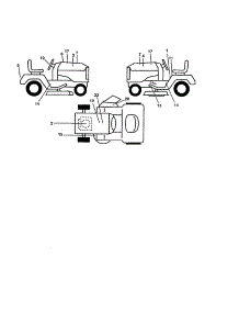 Decals parts for Craftsman Front-Engine Lawn Tractor 917259566 from AppliancePartsPros.com