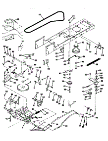 Drive parts for Craftsman Front-Engine Lawn Tractor 917259567 from AppliancePartsPros.com