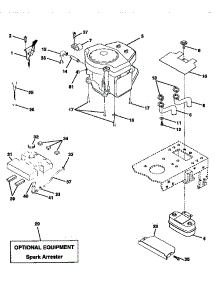 Engine parts for Craftsman Front-Engine Lawn Tractor 917259567 from AppliancePartsPros.com