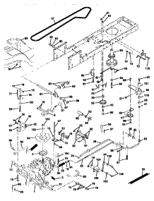 Drive parts for Craftsman Front-Engine Lawn Tractor 917259570 from AppliancePartsPros.com