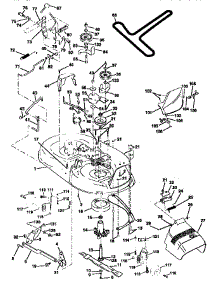 Mower Deck parts for Craftsman Front-Engine Lawn Tractor 917259570 from AppliancePartsPros.com