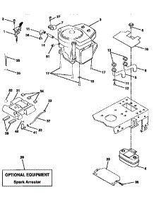 Engine parts for Craftsman Front-Engine Lawn Tractor 917259572 from AppliancePartsPros.com