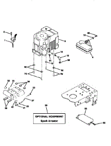 Engine parts for Craftsman Front-Engine Lawn Tractor 917259580 from AppliancePartsPros.com
