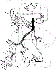 Electrical parts for Craftsman Front-Engine Lawn Tractor 917259581 from AppliancePartsPros.com