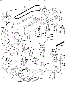 Drive parts for Craftsman Front-Engine Lawn Tractor 917259581 from AppliancePartsPros.com