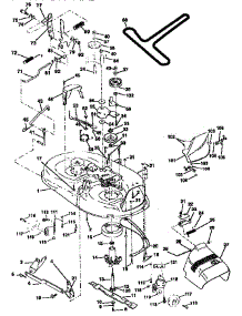 Mower Deck parts for Craftsman Front-Engine Lawn Tractor 917259590 from AppliancePartsPros.com