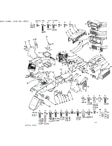 18 Twin-Garden Tractor / Main Frame, Dash And Grill parts for Craftsman Front-Engine Lawn Tractor 91725960 from AppliancePartsPros.com