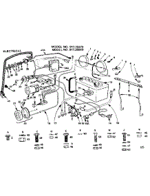 Electrical parts for Craftsman Front-Engine Lawn Tractor 91725970 from AppliancePartsPros.com