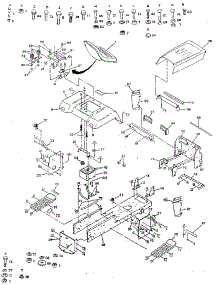 Chassis And Enclosures parts for Craftsman Front-Engine Lawn Tractor 917259730 from AppliancePartsPros.com