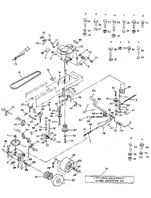 Drive parts for Craftsman Front-Engine Lawn Tractor 917259730 from AppliancePartsPros.com