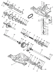 Transaxle parts for Craftsman Front-Engine Lawn Tractor 917259730 from AppliancePartsPros.com