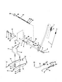 Mower Lift parts for Craftsman Front-Engine Lawn Tractor 917259791 from AppliancePartsPros.com