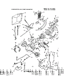 Hydrostatic Axle, Pump And Motor parts for Craftsman Front-Engine Lawn Tractor 91725980 from AppliancePartsPros.com