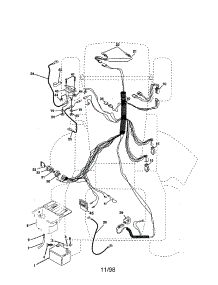 Electrical parts for Craftsman Front-Engine Lawn Tractor 917259820 from AppliancePartsPros.com