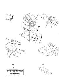 Engine parts for Craftsman Front-Engine Lawn Tractor 917259830 from AppliancePartsPros.com