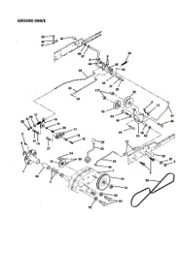 Ground Drive parts for Craftsman Front-Engine Lawn Tractor 917259860 from AppliancePartsPros.com