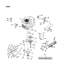 Engine parts for Craftsman Front-Engine Lawn Tractor 917259860 from AppliancePartsPros.com