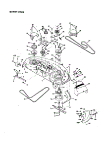 Mower Deck parts for Craftsman Front-Engine Lawn Tractor 917259860 from AppliancePartsPros.com