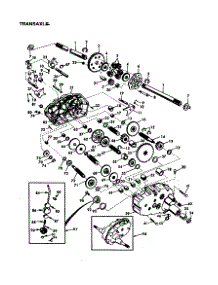 Transaxle parts for Craftsman Front-Engine Lawn Tractor 917259860 from AppliancePartsPros.com