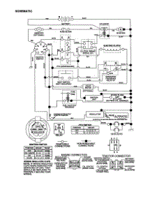 Schematic parts for Craftsman Front-Engine Lawn Tractor 917259860 from AppliancePartsPros.com