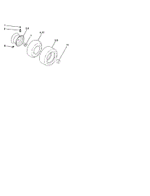 Wheels And Tires parts for Craftsman Front-Engine Lawn Tractor 917259910 from AppliancePartsPros.com